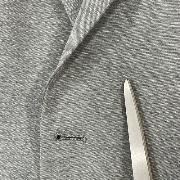 Lauren Ralph Lauren Blazer Men's 42S Gray Cotton Nylon Spandex 2 Button‎ *Flaw - Picture 11 of 13